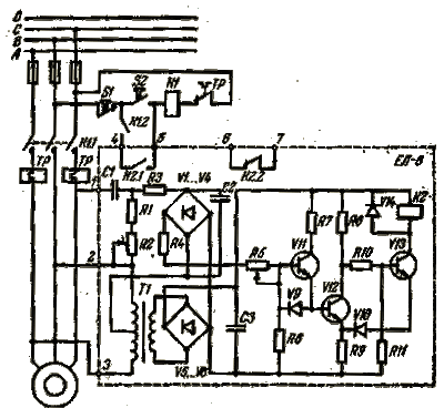 Схема реле ЕЛ-8