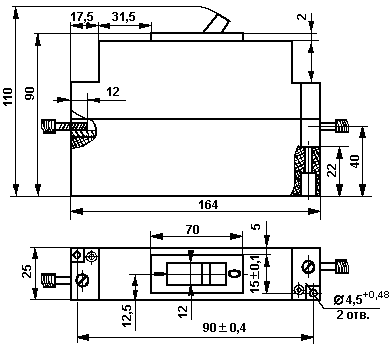 Автоматический выключатель АЕ 2044 схема