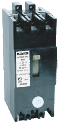 Автоматический выключатель АЕ 2056М с регулировкой